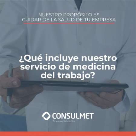 Nuestro propósito es cuidar de la salud de tu empresa. En @Consulmet ofrecemos un servicio de medicina del trabajo adaptado a las necesidades de tu capital humano.